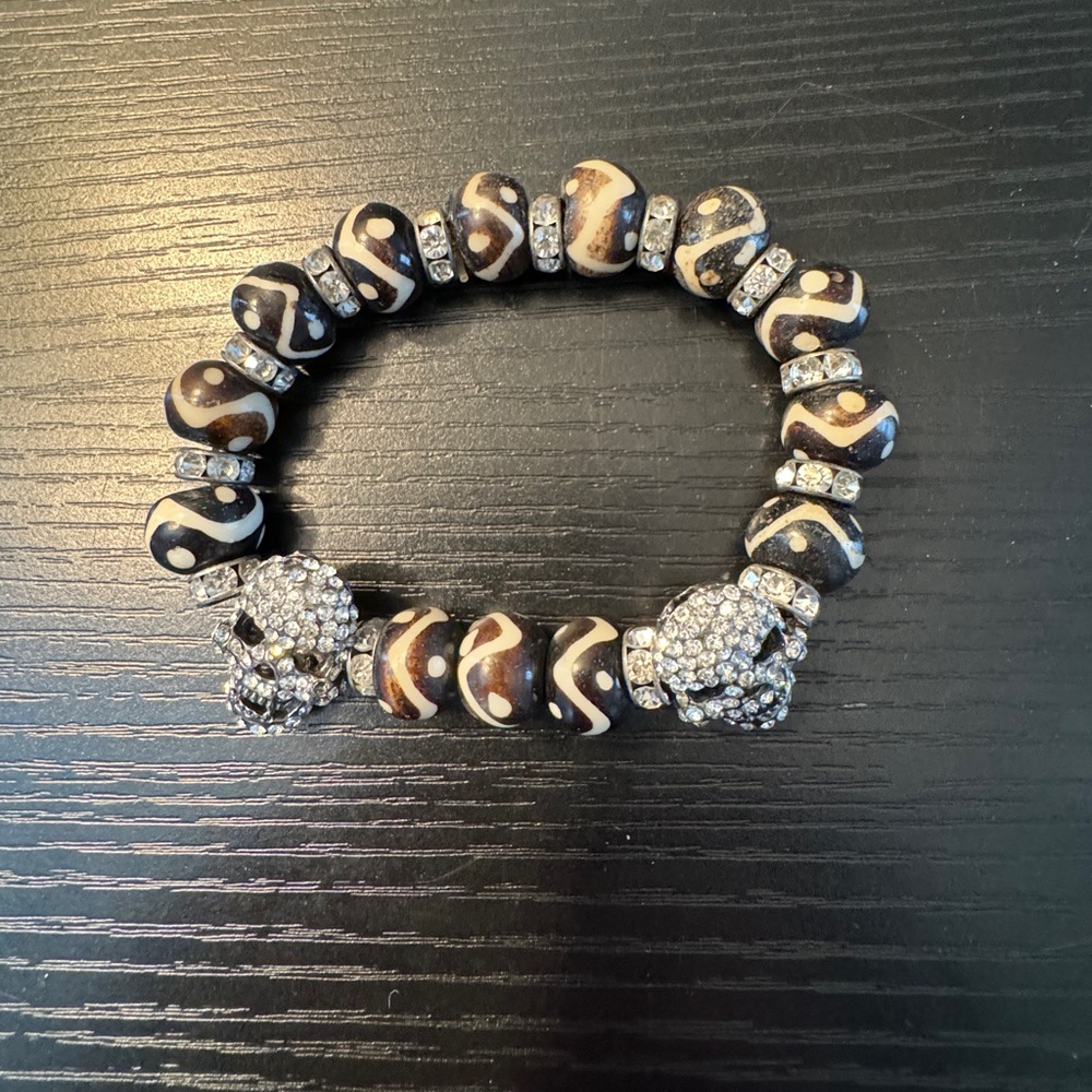 Sugar skull bracelet